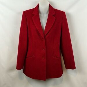 Ralph Lauren Rugby Retired Line Single Breasted Lamb Wool‎ - Alpaca Red Jacket S